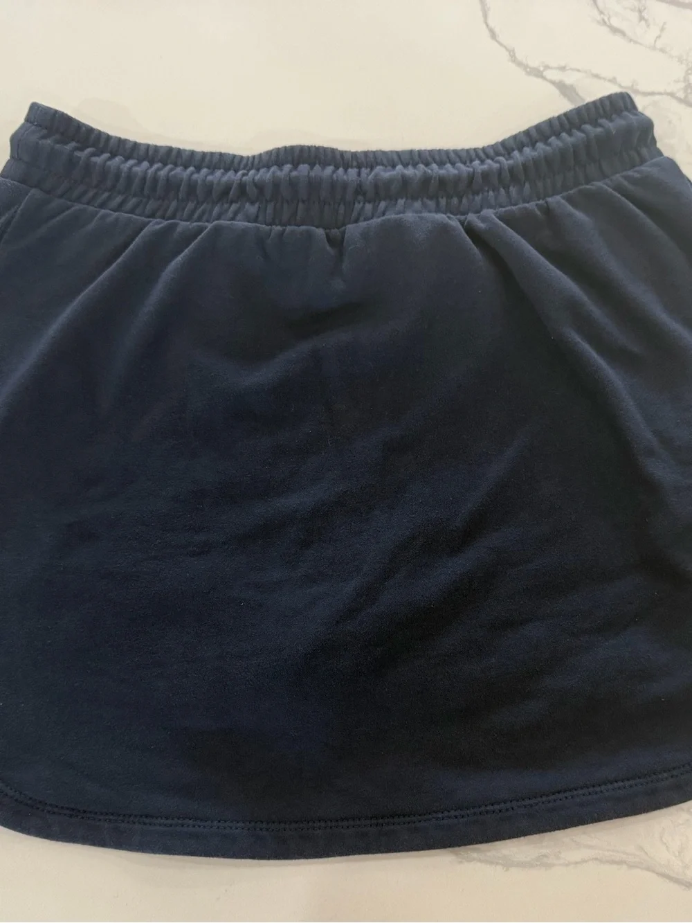 Athleta Girl Day Skort Navy Blue Size XL (14) Athletic Skirt Built-In Shorts